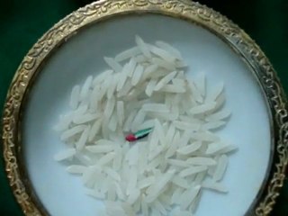 World's Smallest Flag Of Dubai & Anthem On Rice. Painting By Kaleemullah Sahito...