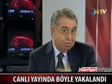 NTV SPİKERİ CANLI YAYINDA BÖYLE YAKALANDI