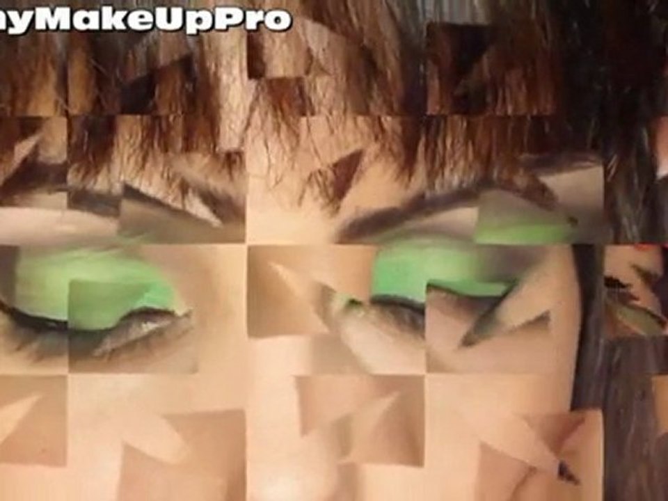 Maquillage pour les yeux marrons