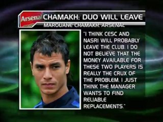 Chamakh voit Nasri et Fabregas partir