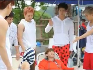 닉쿤-빅토리아, 캐리비안베이 아쿠아루프  CF  메이킹 필름