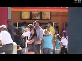 Prince, Paris and Blanket Jackson at Six Flags