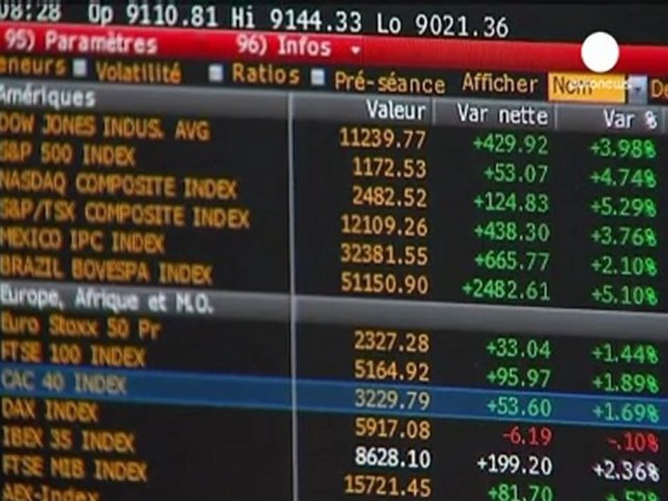 Shares plunge on euro zone debt crisis and recession fears