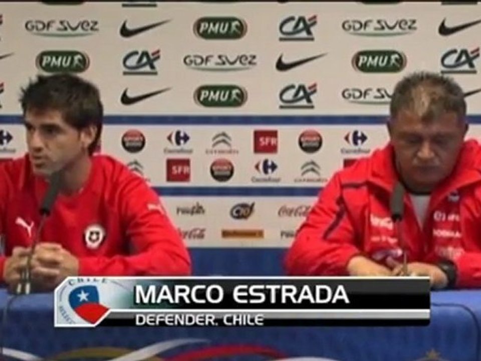 Frankreich und Chile bereiten sich auf Clash vor