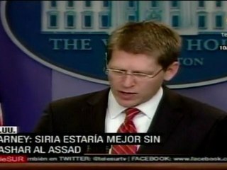Carney: Siria sería un mejor país sin Al Assad