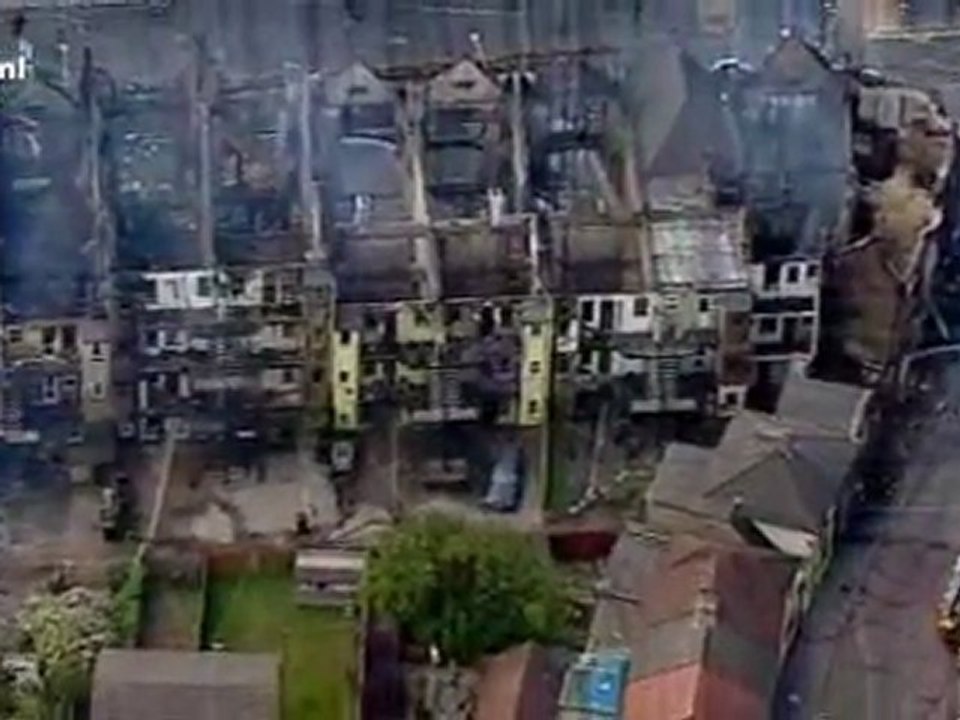 Croydon Zerstörung aus der Luft