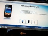 samsung galaxy gio test