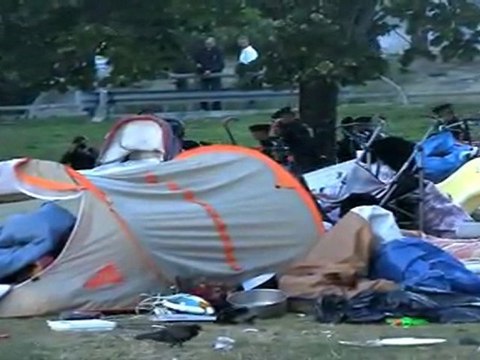 Les roms de la Porte d'Aix expulsés ce matin