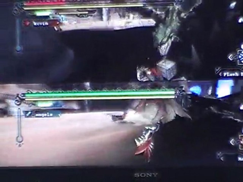 couple de wyvern aérien en mode arène sur monster hunter 3