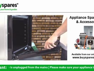 How to remove the glass from an oven door