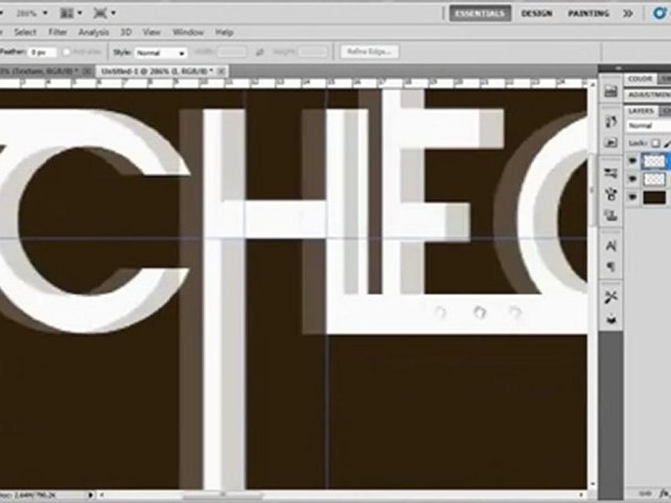text effect (photoshop Tuto)