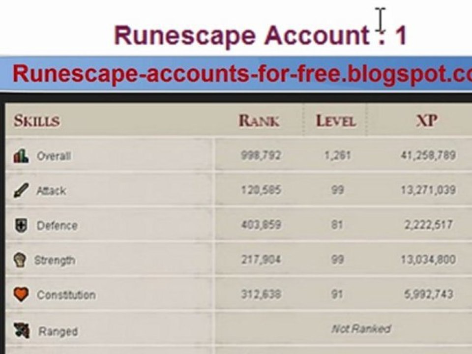 How to get Runescape free account and password 2011 !