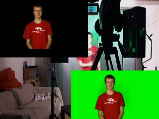 Montage studio d'incrustation mobile