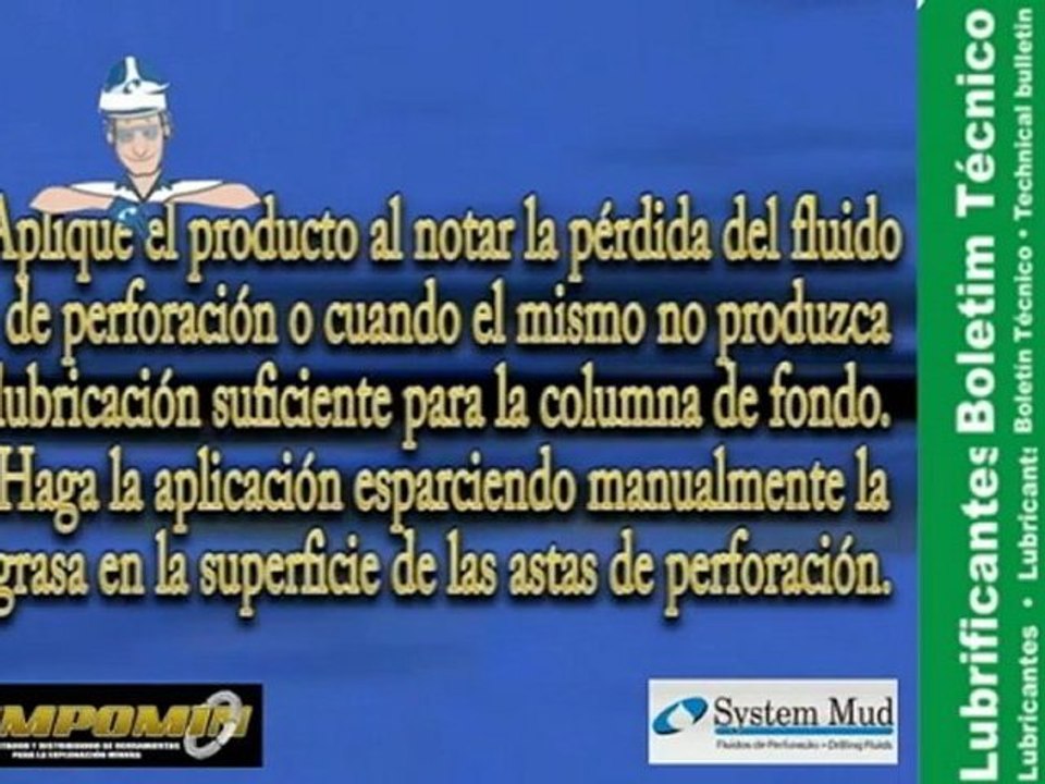 Grasa biodegradable para tuberias - Lodos de perforacion Systemmud