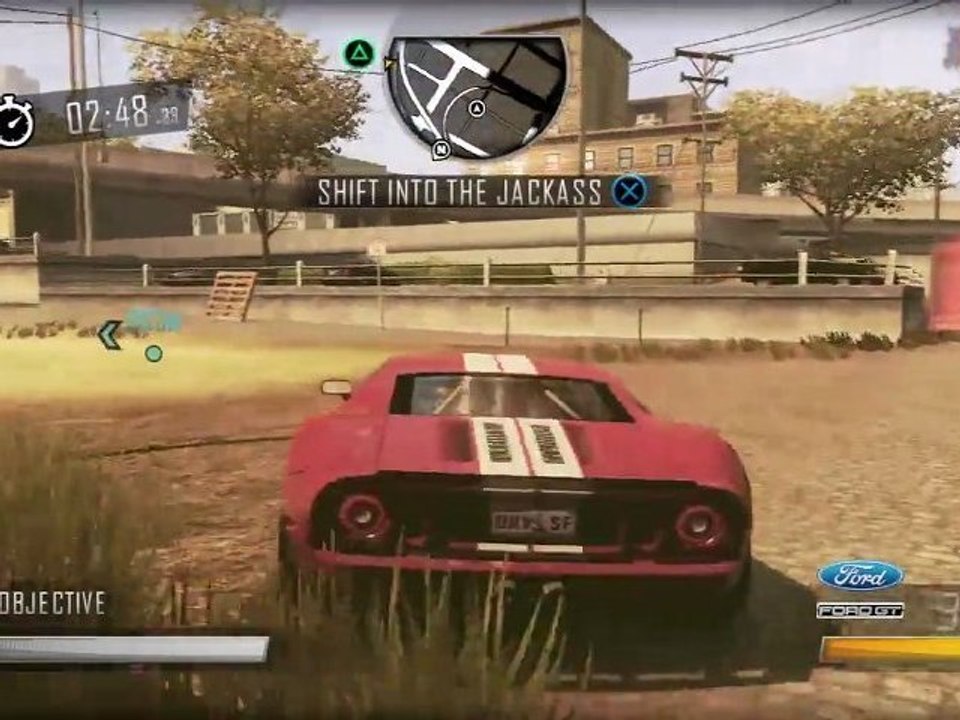 Driver San Francisco PS3 Demo - Ford GT Gameplay