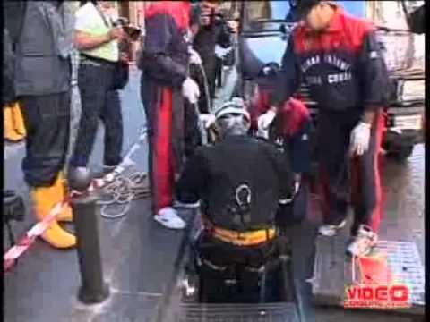 Napoli - Trovato il tunnel della banda del buco