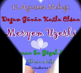 Meryem Uzerli Doğum Günü Videosu
