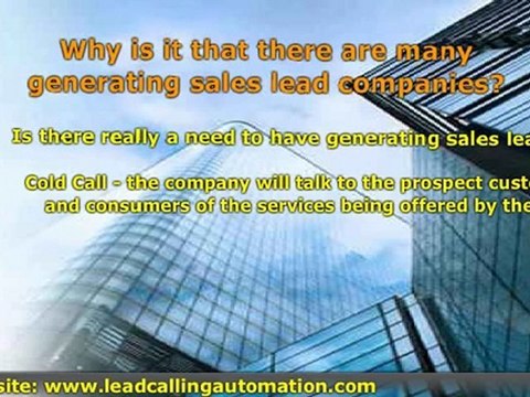 Companies for Generating Sales Lead