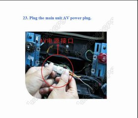 how to install car dvd gps player on citroen c4?