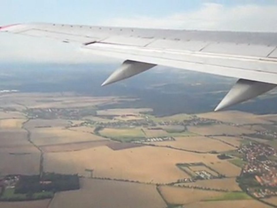 Taking off from Prague, Czech Republic - back to Marseille, France