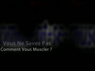 comment se muscler rapidement sans materiel