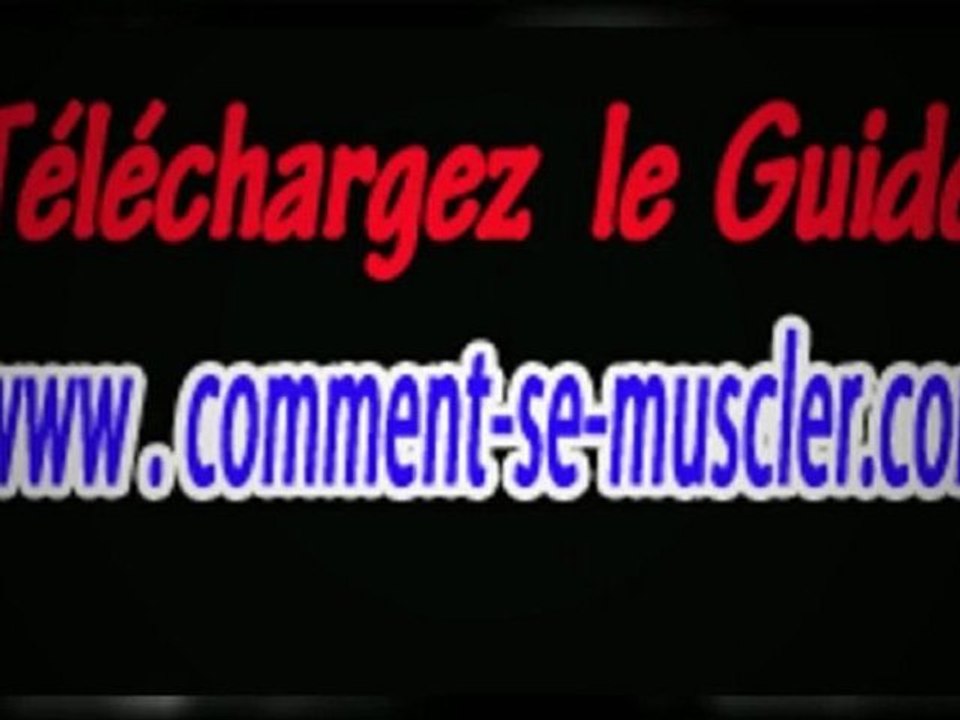 programme pour se muscler chez soi