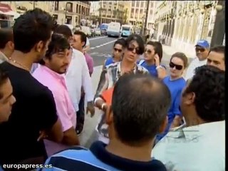 Chatarreros se manifiestan en Madrid