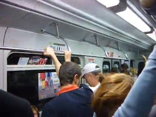 видео в метро в электричке