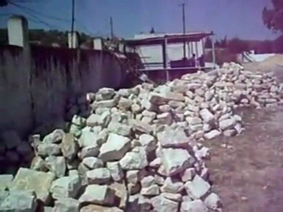 Travaux de restauration de la Kasbah de Béja. Tunisie
