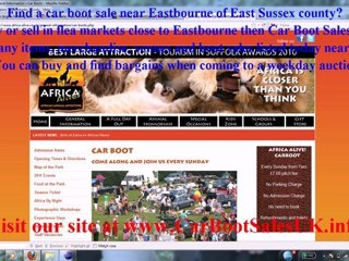 Eastbourne Car Boot Sales - FleaMarket Sites East Sussex