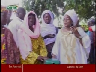 Visite du ministre de la famille dans les villages de Gamia et de Koudou