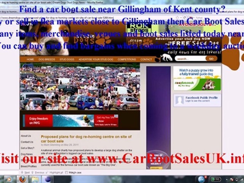 Gillingham Car Boot Sales - FleaMarket Sites Kent