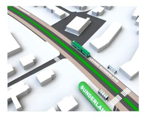 Projet helYce : le tracé de la gare TGV à Gavy