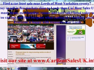 Leeds Car Boot Sales - FleaMarket Sites West Yorkshire