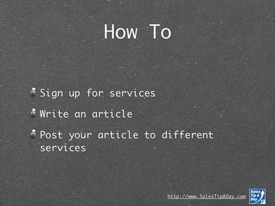 Article Directories - #15 of the 30 Best Ways to ...