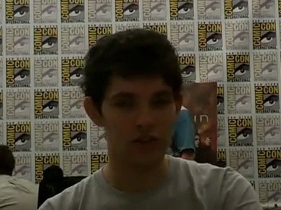 Colin Morgan of Merlin at Comic-Con 2011 - from the press room