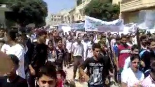من مظاهرات حمص حي البياضة جمعة لن نركع حاشدة جداSyria Homs Albayada  peaceful Protestors
