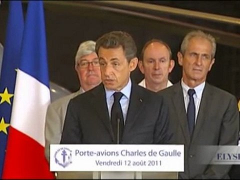Discours de N. Sarkozy sur le porte-avions Charles-de-Gaulle