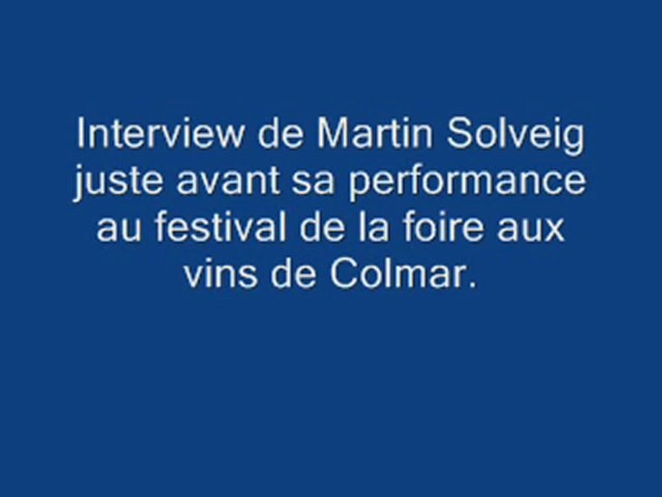 Interview Martin Solveig