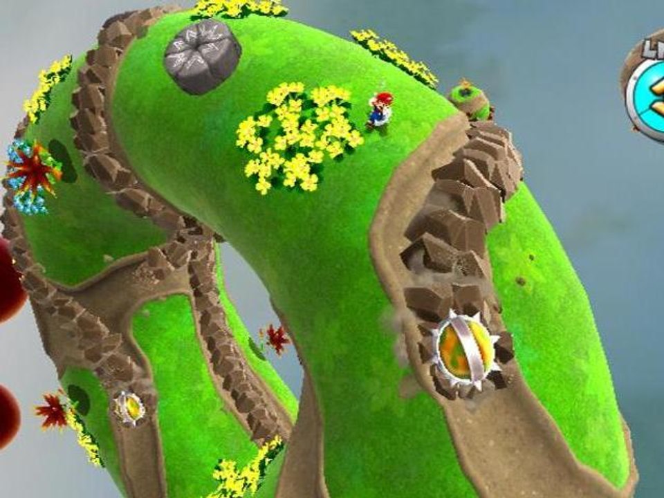 Super Mario Galaxy , 12 ) FLOWER POWER !