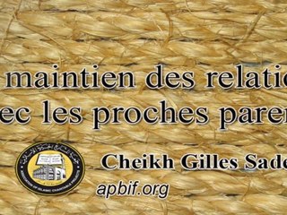 Le maintien des relations avec les proches parents- apbif