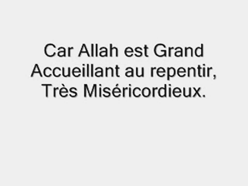 Pour mes soeurs et frères fillah!