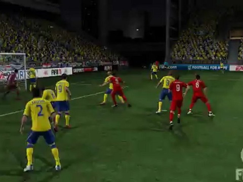 Suède - Angleterre : Corner