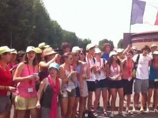 La chanson des Francs-Comtois aux JMJ 2011