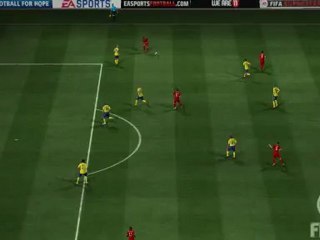 Suède - Angleterre : Frappe de Lewel