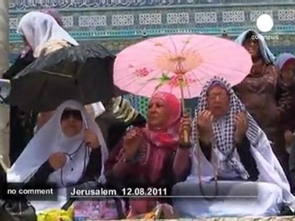 Prayers at Jerusalem's Al Aqsa Mosque - no comment