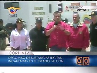 Tonelada de droga decomisada en Falcón