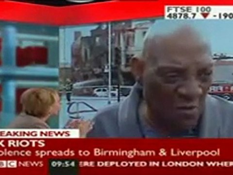 Angleterre le racisme vrai déclencheur des émeutes !!!