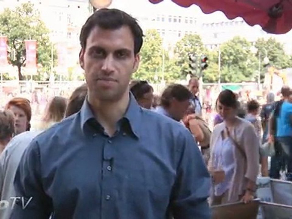 BüSo-Aktion am KaDeWe