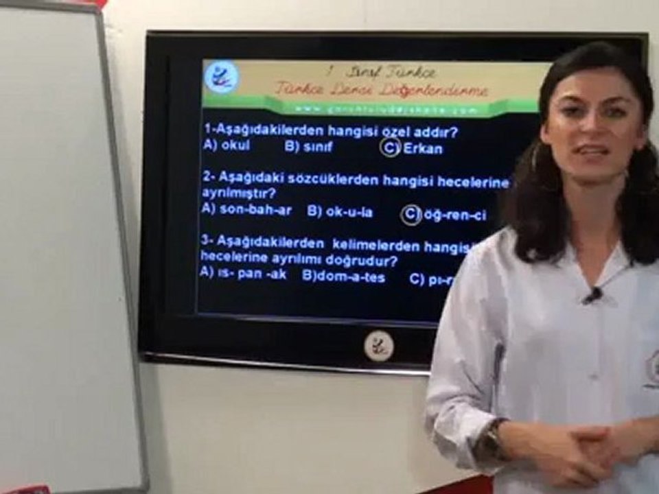 İlköğretim 1.Sınıf Türkçe Görüntülü Set